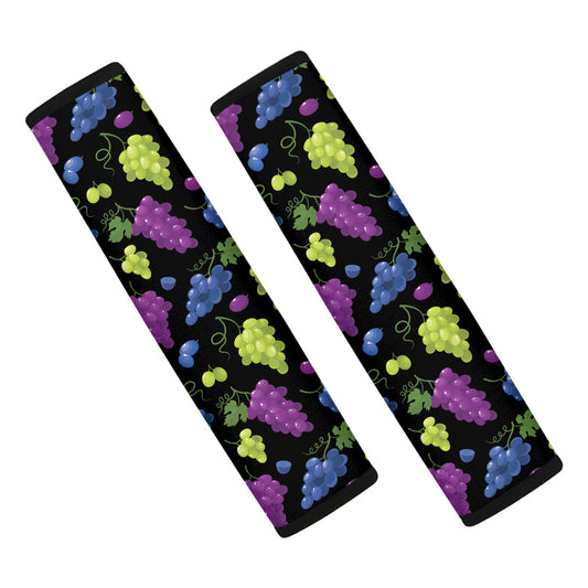 Colorful Grapes Pattern Print Car Seat Belt Covers