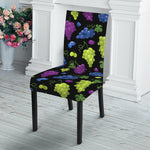 Colorful Grapes Pattern Print Dining Chair Slipcover