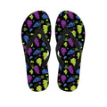 Colorful Grapes Pattern Print Flip Flops
