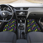Colorful Grapes Pattern Print Front and Back Car Floor Mats