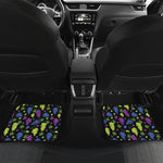 Colorful Grapes Pattern Print Front and Back Car Floor Mats