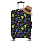 Colorful Grapes Pattern Print Luggage Cover