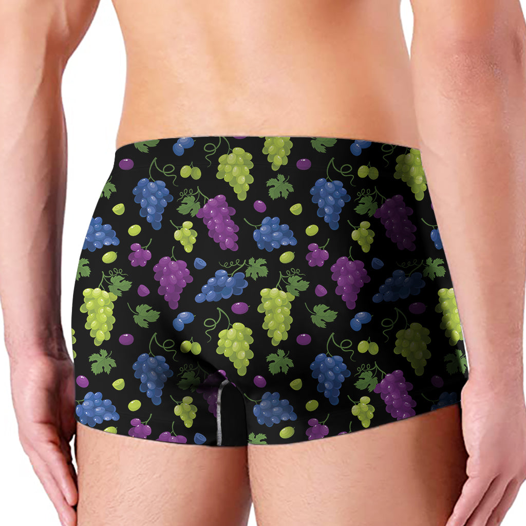 Colorful Grapes Pattern Print Men's Boxer Briefs