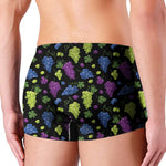 Colorful Grapes Pattern Print Men's Boxer Briefs