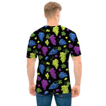 Colorful Grapes Pattern Print Men's T-Shirt