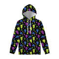 Colorful Grapes Pattern Print Pullover Hoodie