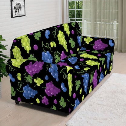 Colorful Grapes Pattern Print Sofa Cover