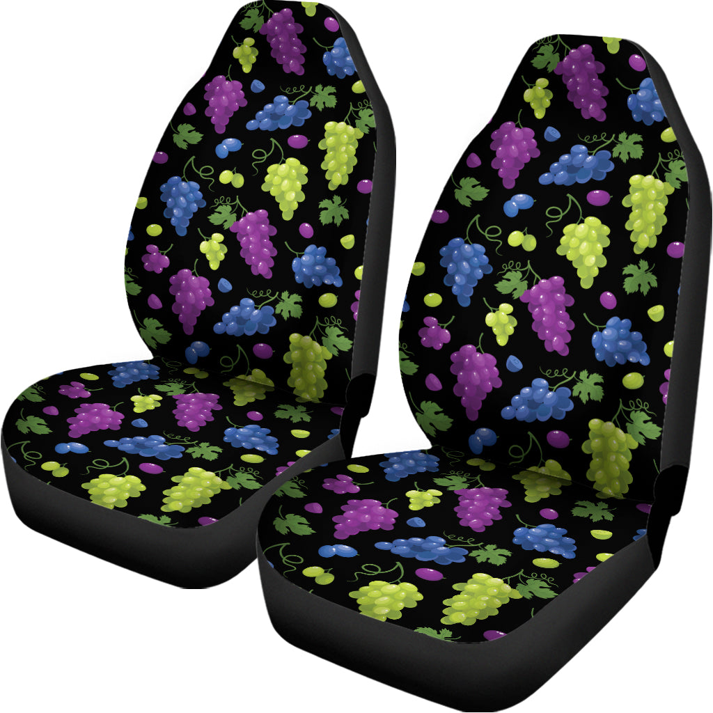 Colorful Grapes Pattern Print Universal Fit Car Seat Covers