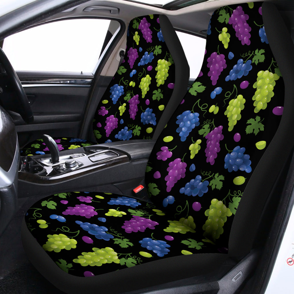 Colorful Grapes Pattern Print Universal Fit Car Seat Covers