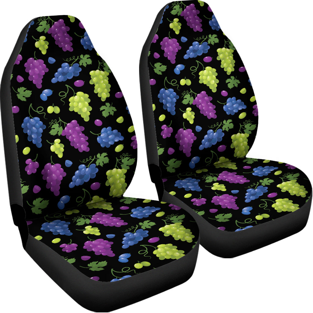 Colorful Grapes Pattern Print Universal Fit Car Seat Covers