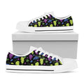 Colorful Grapes Pattern Print White Low Top Sneakers