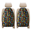 Colorful Guitar Pattern Print Car Seat Organizers