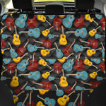 Colorful Guitar Pattern Print Pet Car Back Seat Cover