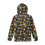 Colorful Guitar Pattern Print Pullover Hoodie