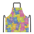 Colorful Gummy Bear Print Apron