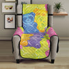 Colorful Gummy Bear Print Armchair Protector