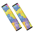 Colorful Gummy Bear Print Car Seat Belt Covers