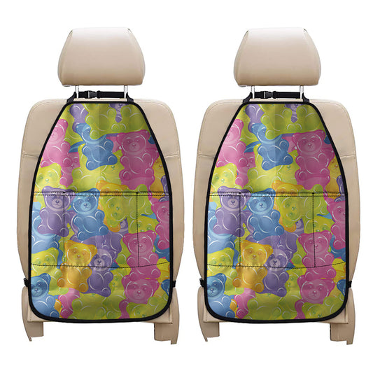 Colorful Gummy Bear Print Car Seat Organizers