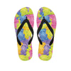 Colorful Gummy Bear Print Flip Flops