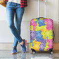 Colorful Gummy Bear Print Luggage Cover