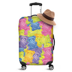 Colorful Gummy Bear Print Luggage Cover