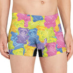 Colorful Gummy Bear Print Men's Boxer Briefs