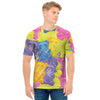 Colorful Gummy Bear Print Men's T-Shirt