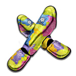 Colorful Gummy Bear Print Muay Thai Shin Guard