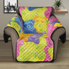 Colorful Gummy Bear Print Recliner Protector