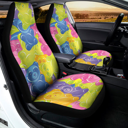 Colorful Gummy Bear Print Universal Fit Car Seat Covers