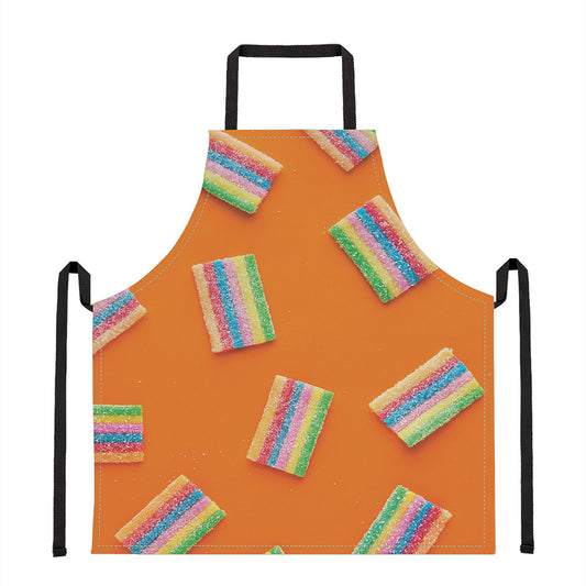 Colorful Gummy Print Apron