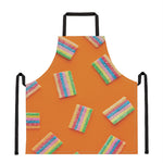 Colorful Gummy Print Apron
