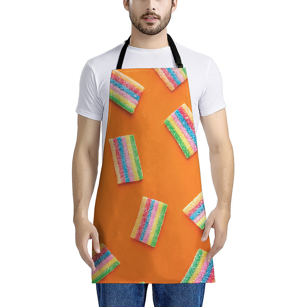 Colorful Gummy Print Apron