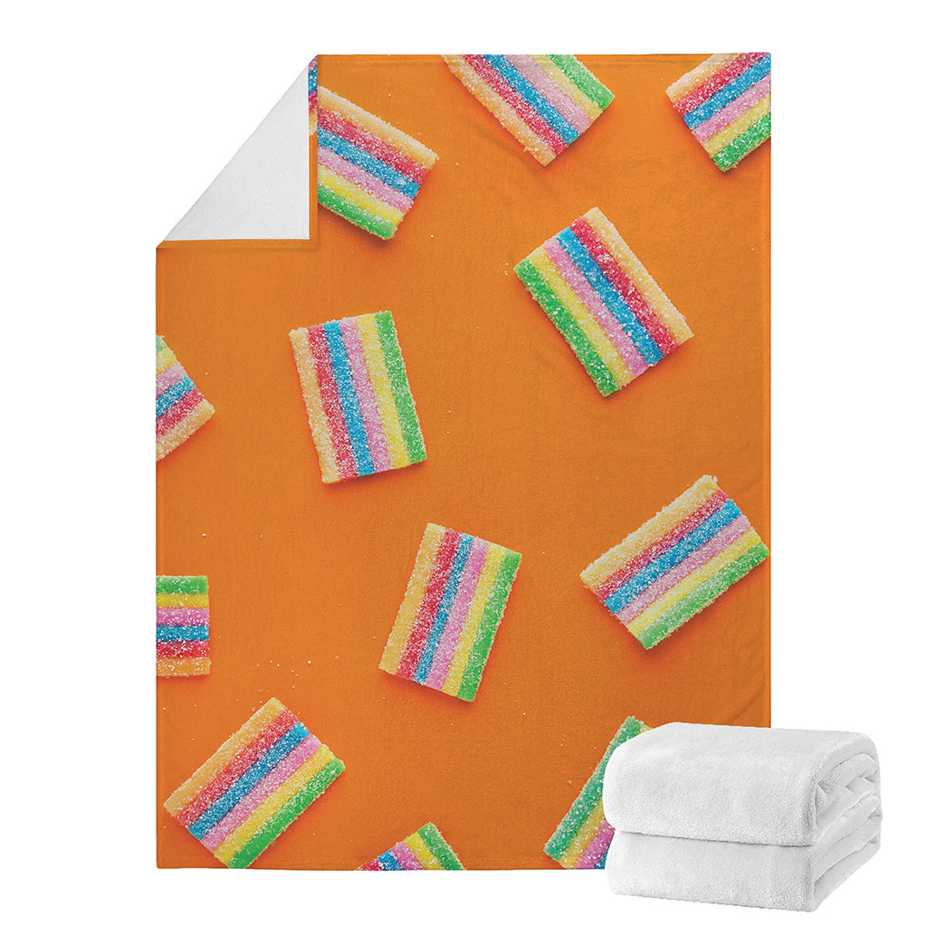 Colorful Gummy Print Blanket