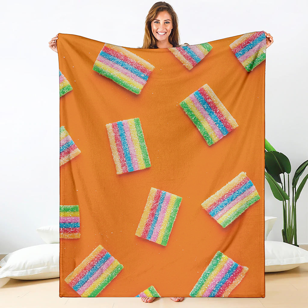 Colorful Gummy Print Blanket
