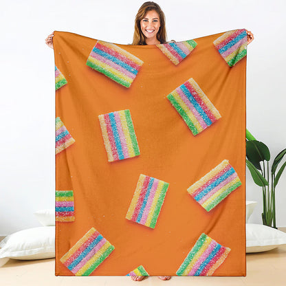 Colorful Gummy Print Blanket