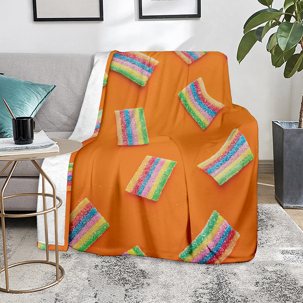 Colorful Gummy Print Blanket