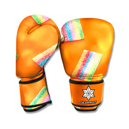 Colorful Gummy Print Boxing Gloves