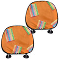 Colorful Gummy Print Car Headrest Covers