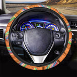 Colorful Gummy Print Car Steering Wheel Cover