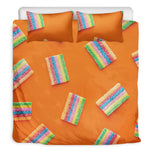 Colorful Gummy Print Duvet Cover Bedding Set
