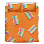 Colorful Gummy Print Duvet Cover Bedding Set