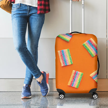 Colorful Gummy Print Luggage Cover