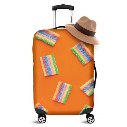 Colorful Gummy Print Luggage Cover