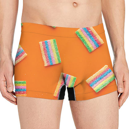 Colorful Gummy Print Men's Boxer Briefs