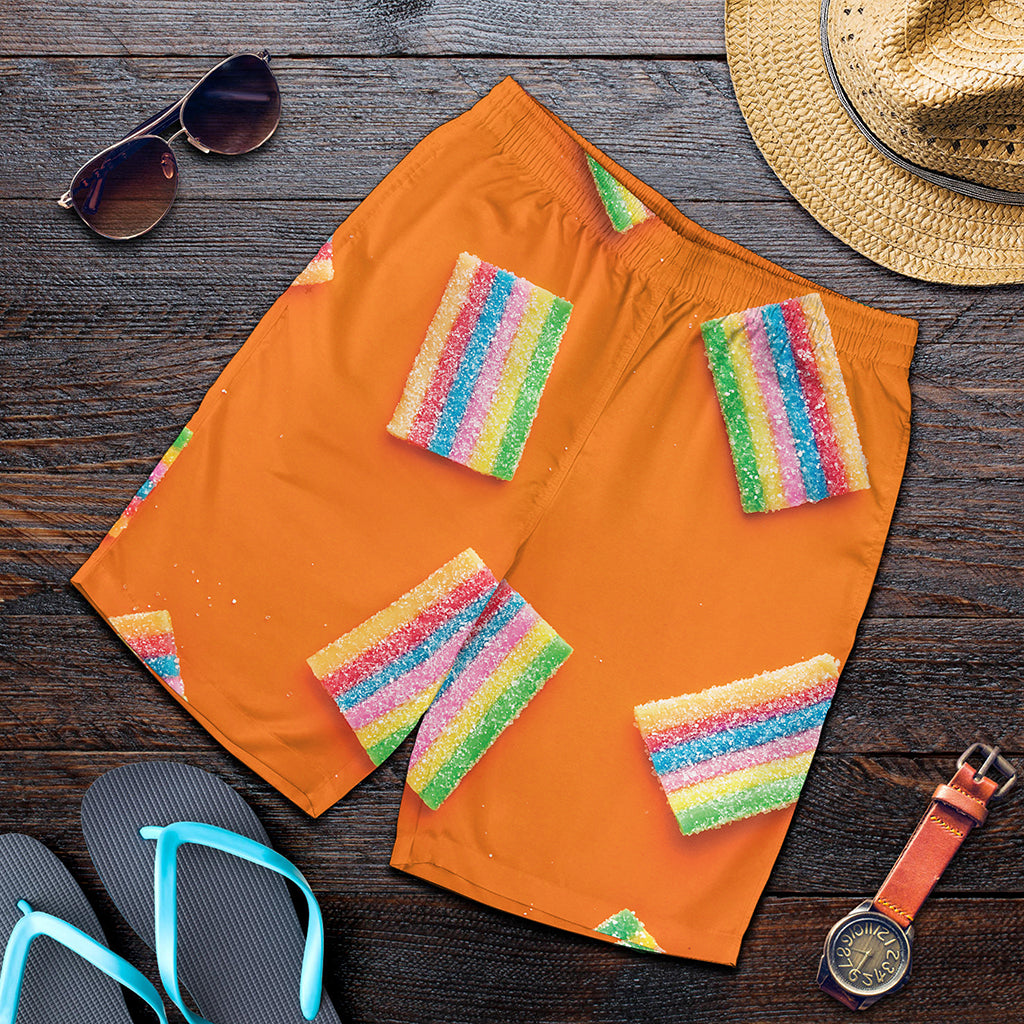 Colorful Gummy Print Men's Shorts