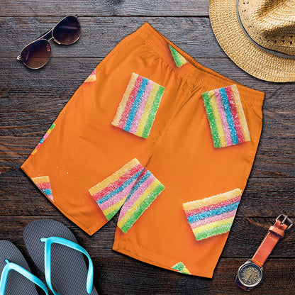 Colorful Gummy Print Men's Shorts