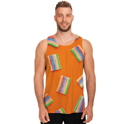 Colorful Gummy Print Men's Tank Top