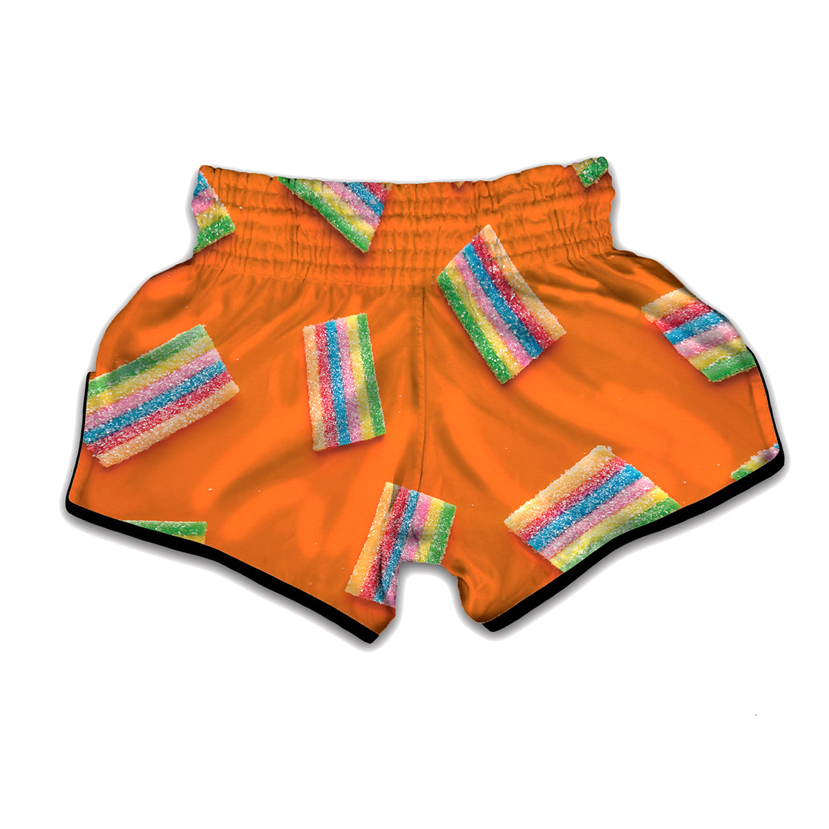 Colorful Gummy Print Muay Thai Boxing Shorts