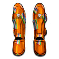 Colorful Gummy Print Muay Thai Shin Guards
